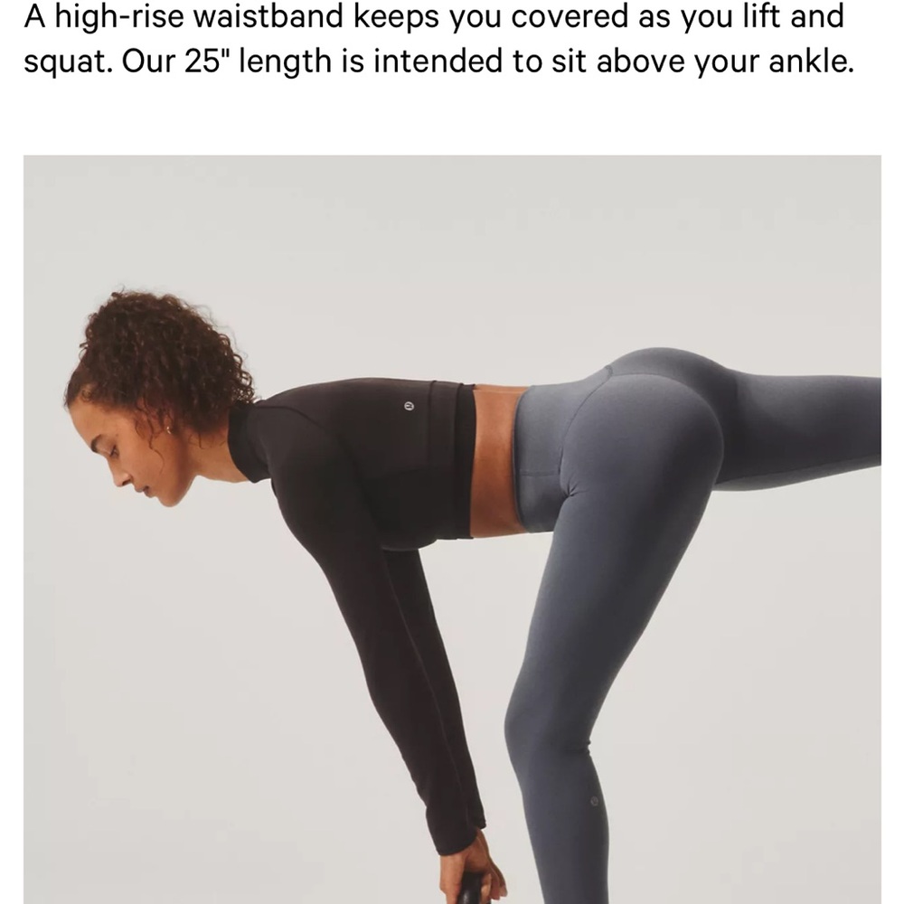 Lululemon Athletica Wunder Train High-Rise Tight 25" - Picture 9 of 10